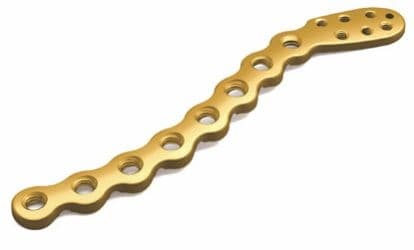 PLACA LCP DE RECONTRUCCION ANTERO LATERAL PARA CLAVICULA 3.5 mm 